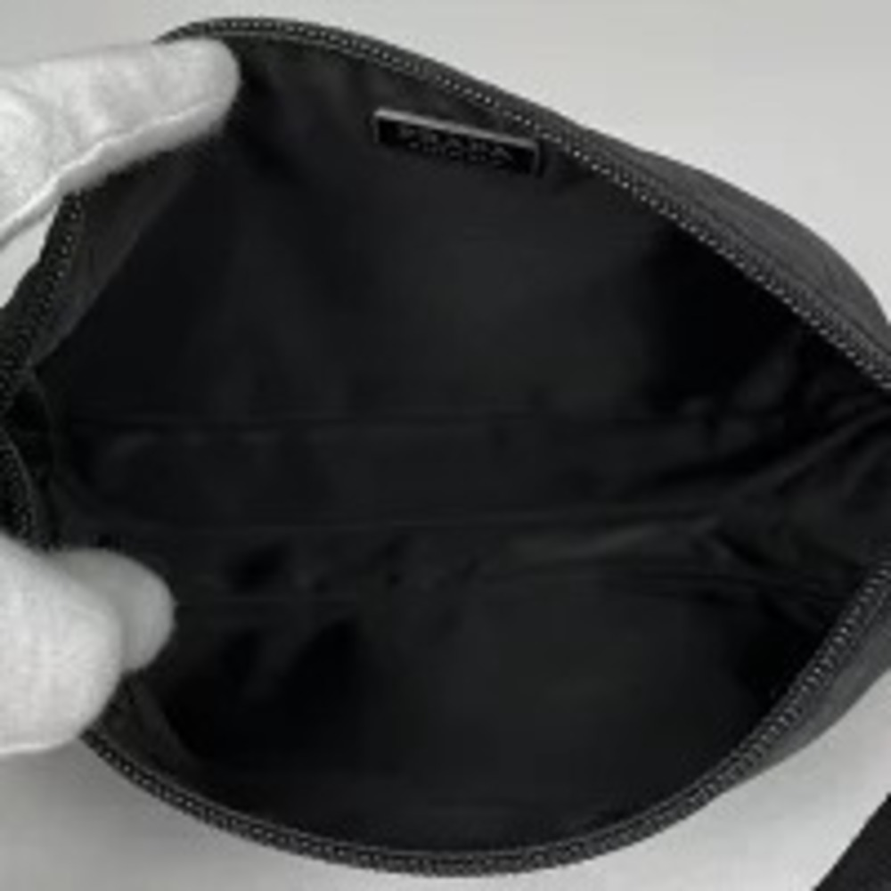 Prada Plate Handbag Clutch Nero Black - Picture 6 of 6